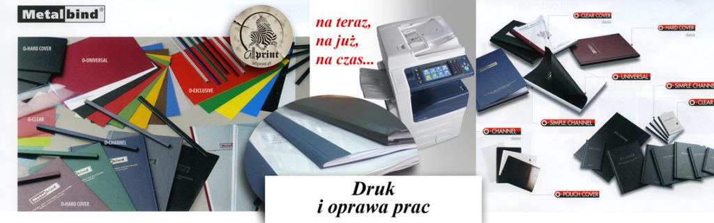 druk i oprawa prac