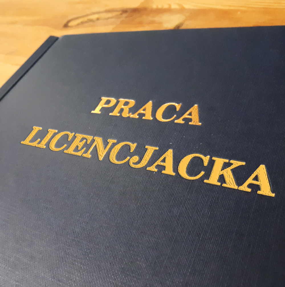 Tłoczenie tytułu
